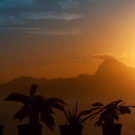 Vue Sur Moorea Appartement Punaauia  Buitenkant foto
